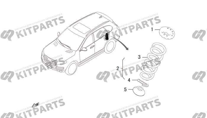 Пружины задней подвески Haval H8