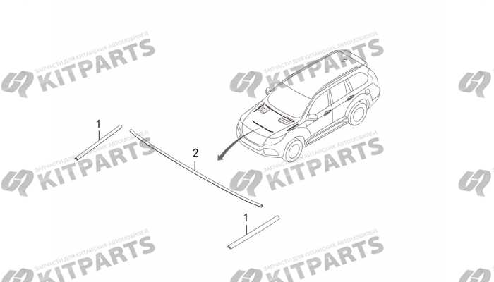 Защитные ленты на капот Haval H9