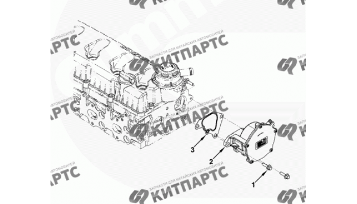Насос вакуумный Cummins 2.8 ISF