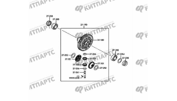 Дифференциал (2.0 MT) FAW Besturn X80